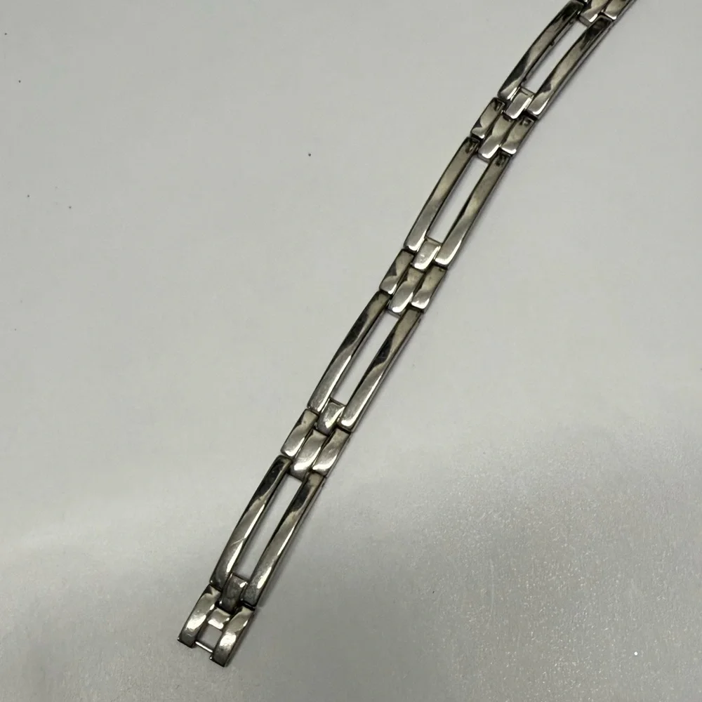 New Men’s Stainless steel Bracelet. 8 3/4” . From Macy’s